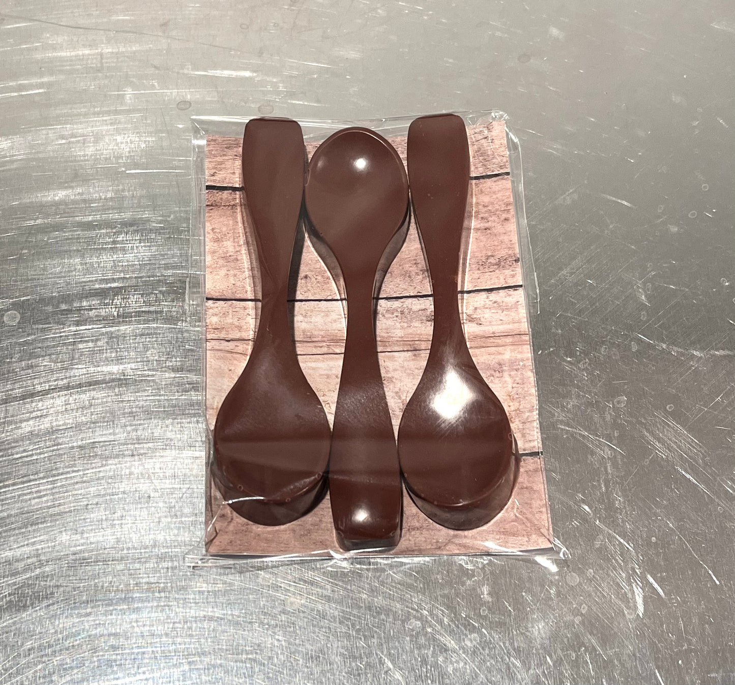 Chocolate spoon trio