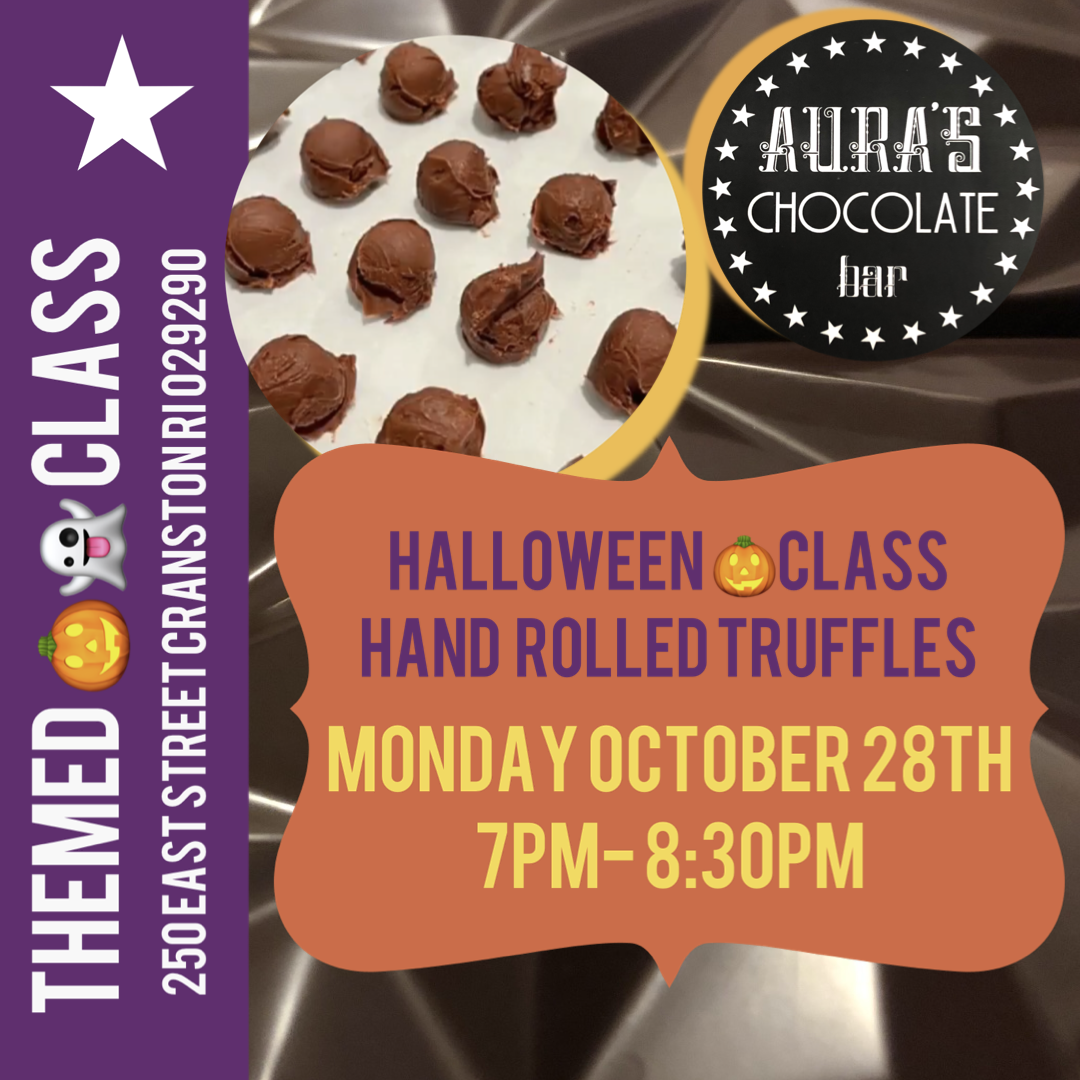 Halloween Themed Class- Hand Rolled Truffles